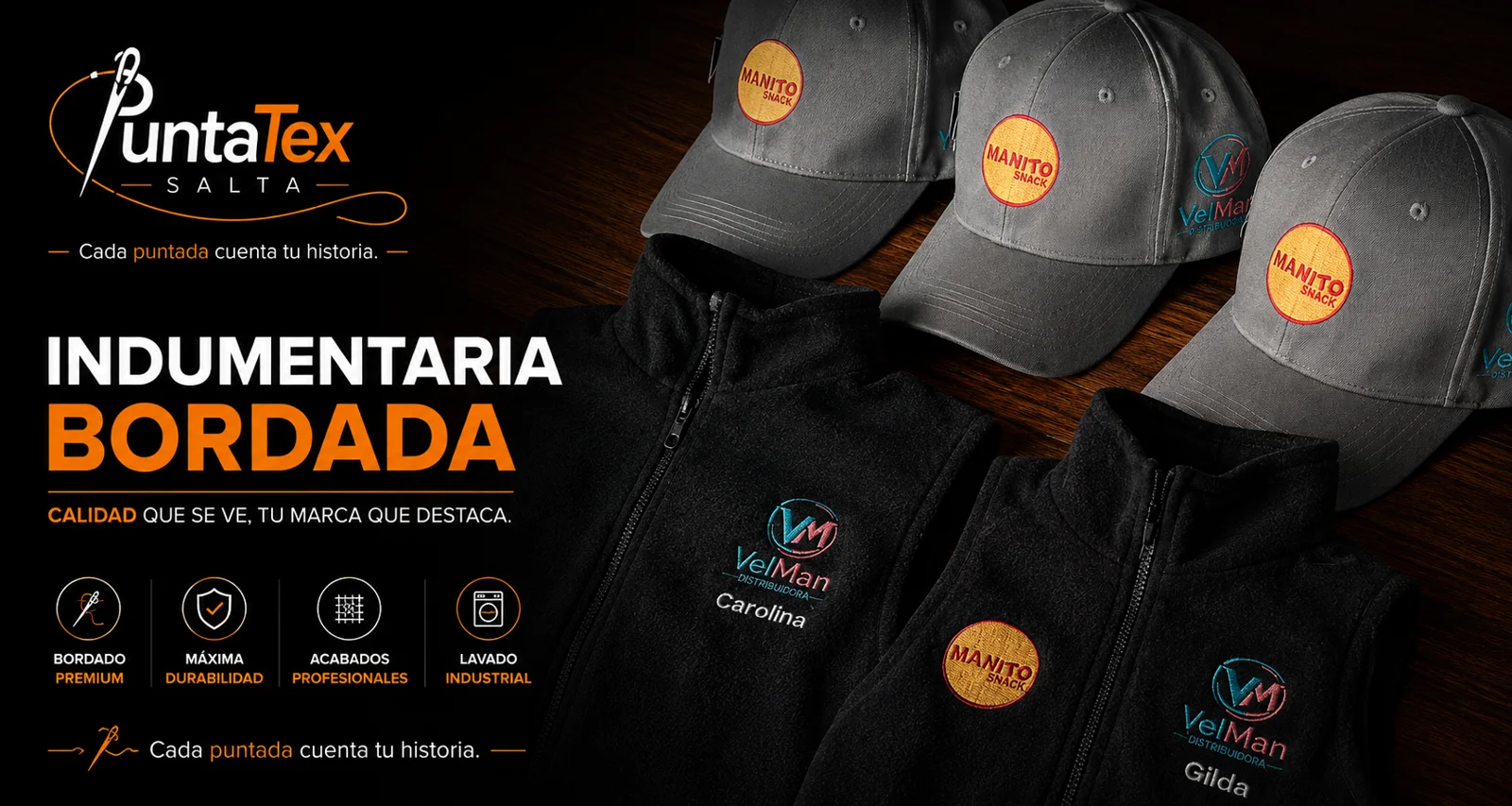 Gorras y polares — VelMan Distribuidora y Manito Snack, Salta Capital